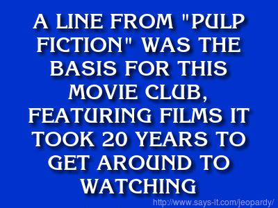What is the Royale With Cheese Movie Club?