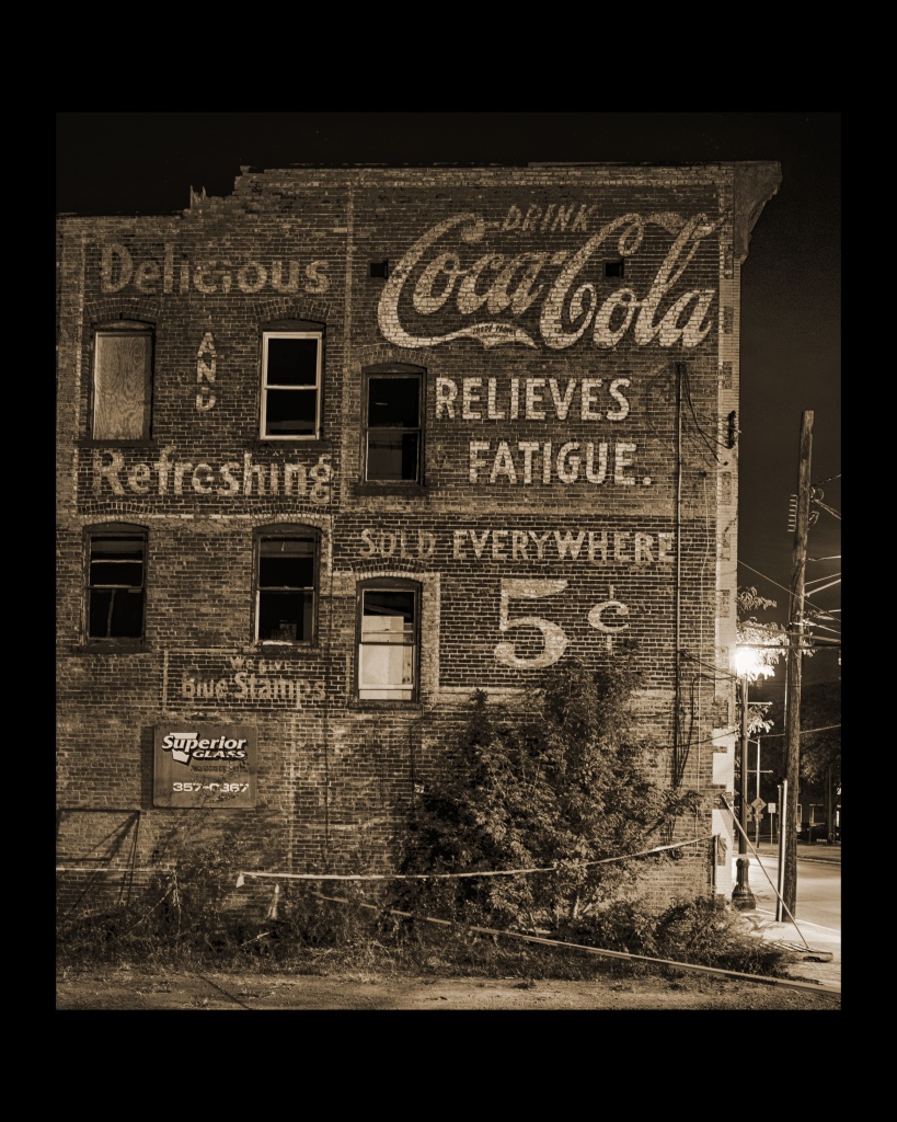 Coca-Cola 2015.  Nikon Df camera, Vivitar 19mm f/3.8 lens.  Photo by Chuck Miller.