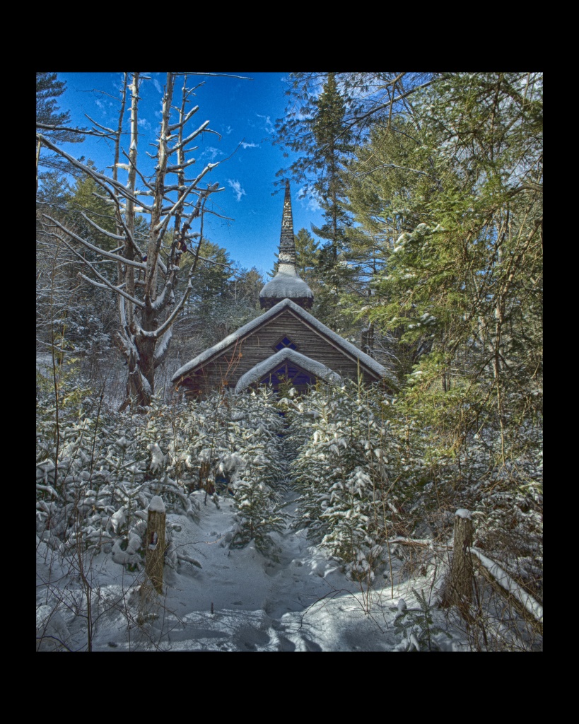 Faith and Frost. Nikon Df camera, Vivitar 19mm f/3.8 lens. Photo by Chuck Miller.